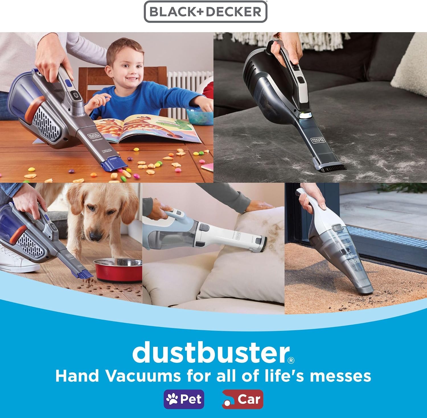 BLACK+DECKER dustbuster FLEX Cordless Handheld Vacuum, Home, Pet and Car Vacuum (BDH2020FL) - Image 10