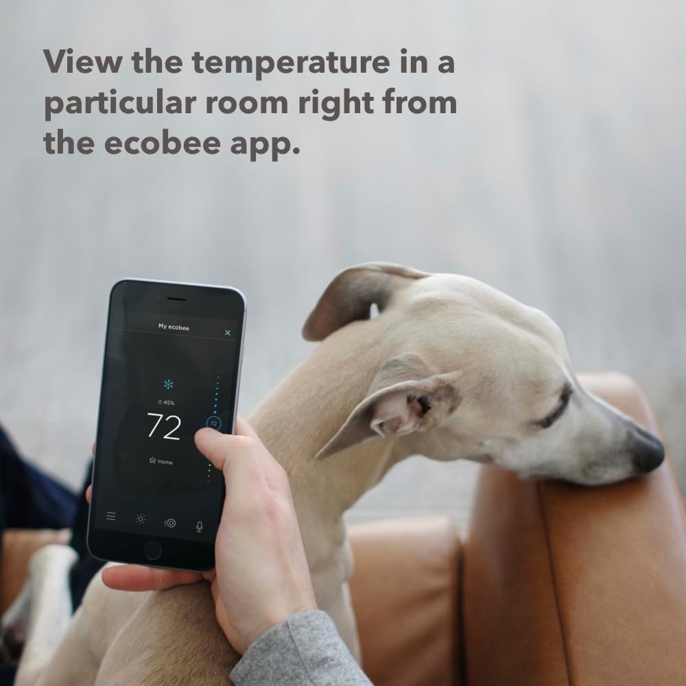 ecobee Comfort and Security Bundle, Smart Thermostat Premium & SmartSensor | Built-in Alexa and Siri, Doorbell live view, Smoke alarm detection, Radar occupancy sensor, open and close notifications - Image 12