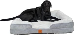 100% Orthopedic Memory Foam Dog Bed