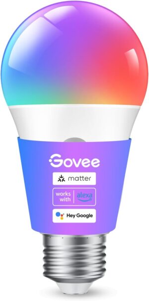 Govee Smart Light Bulbs, A19 Color ...
