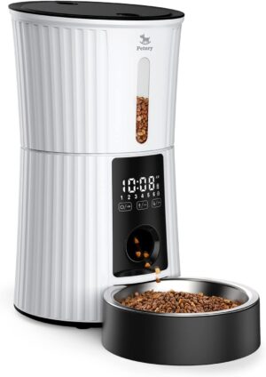 Petory Timed Automatic Cat Feeder &...