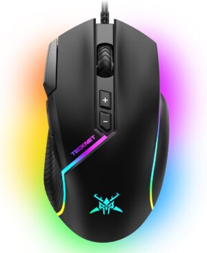 TECKNET Wired Gaming Mouse 12800 DP...