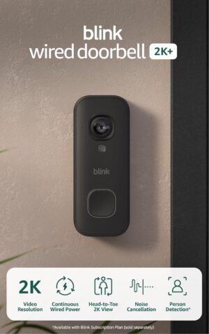Blink Wired Doorbell 2K+ (newest mo...