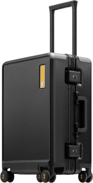LEVEL8 Zipperless Carry On Suitcase...