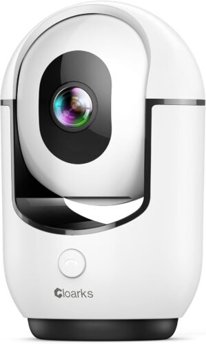 Cloarks 2K Pan/Tilt Security Camera...