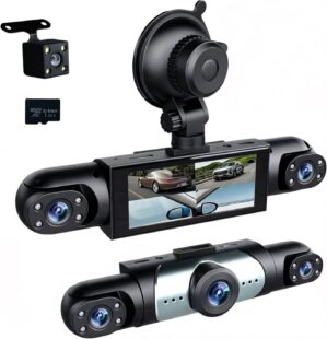 360° Full View Dash Cam Front and ...