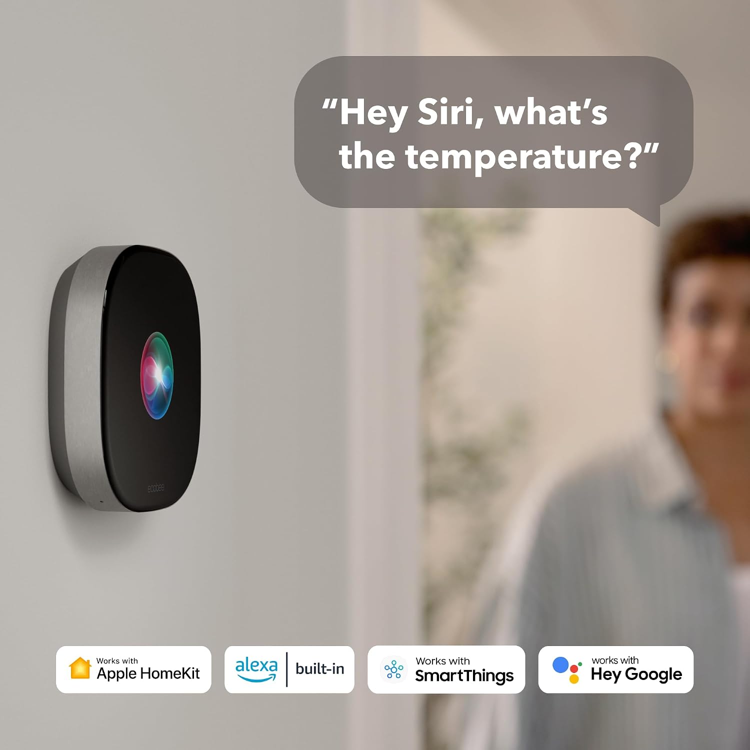ecobee Comfort and Security Bundle, Smart Thermostat Premium & SmartSensor | Built-in Alexa and Siri, Doorbell live view, Smoke alarm detection, Radar occupancy sensor, open and close notifications - Image 17
