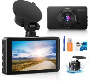 Dash Cam Front and Rear, 1080P Dash...
