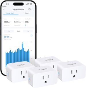 TP-Link Tapo Smart Plug Mini, Matte...
