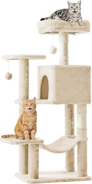 Sweetcrispy 44 Inch Cat Tree Tower ...