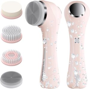 Facial Cleansing Brush, 2 in 1 Ｗa...