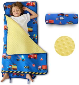 beeweed Toddler Nap Mat, Rollup Des...