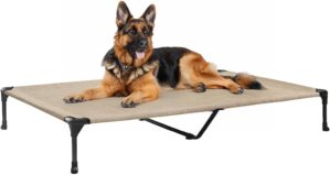 Veehoo Outdoor Elevated Dog Bed Lar...