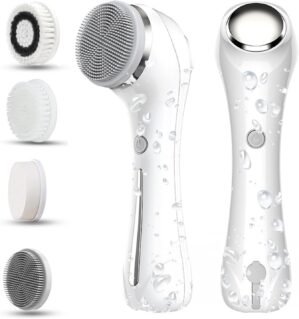 Facial Cleansing Brush, 2 in 1 Ｗa...