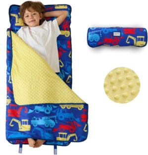 beeweed Toddler Nap Mat, Rollup Des...