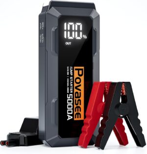5000A Jump Starter Povasee A40 Car ...