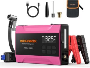 WOLFBOX 2000A Jump Starter with Air...