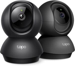 Tapo 2K Pan Tilt Security Camera fo...