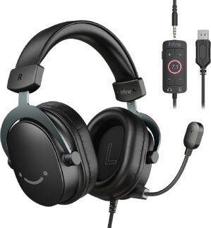 FIFINE H9 Wired Gaming Headset with...