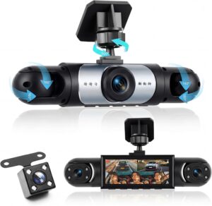 4 Channel 360° Dash Camera Front a...