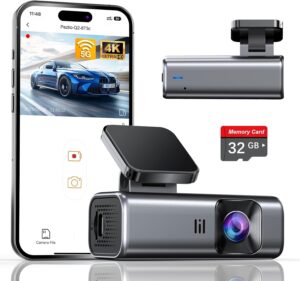 galphi 4K Dash Cam Front, 5GHz WiFi...
