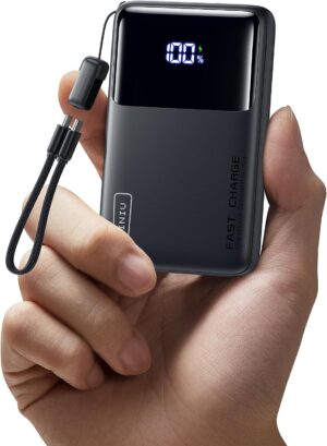 INIU Power Bank, Compact 10000mAh 4...