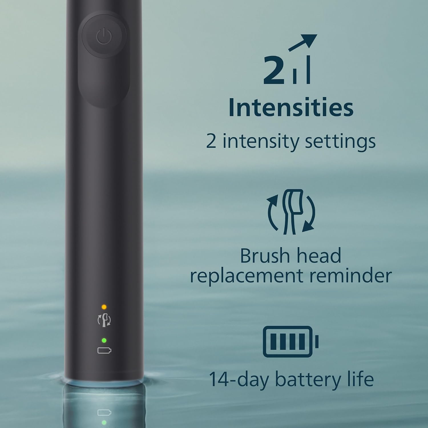 Philips Sonicare 4100 Rechargeable Electric Toothbrush, 1 Brush Head, Black - Image 6