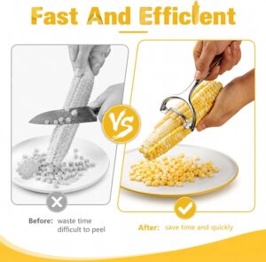 2PCS Upgraded Corn Peeler 304 Stain...