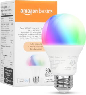 Amazon Basics Smart A19 LED Light B...
