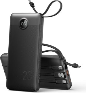 VRURC Portable Charger 4-Built-in-C...