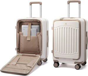 LOVEVOOK Carry On Luggage 22x14x9 A...