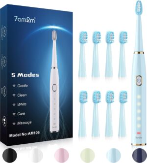 7AM2M Sonic Electric Toothbrush for...