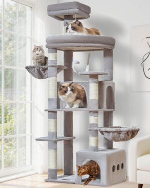 Taoqimiao 71in Cat Tree, Heavy Duty...