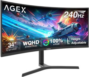 Z-Edge 34 inch WQHD 1440P Curved Ga...
