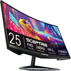 Sceptre Curved 24.5-inch Prime Gami...
