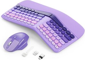 Ergonomic Wireless Keyboard Mouse, ...