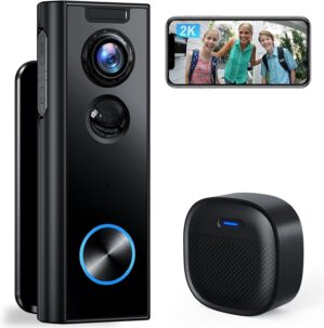 XTU 2K Wireless Doorbell Camera wit...