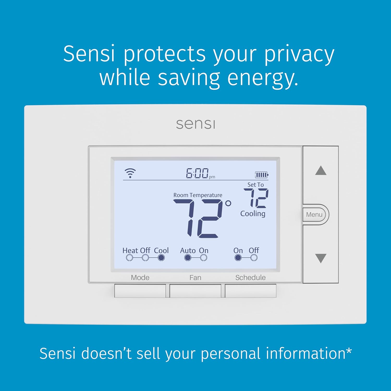 Sensi Smart Thermostat, Wi-Fi, DIY, Alexa, Energy Star Certified, ST55 - Image 7