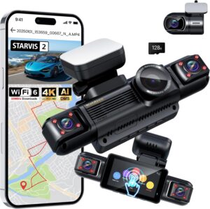 Neideso N300Pro 4K Dash Cam Front a...