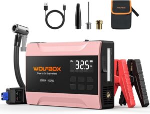 WOLFBOX 2000A Jump Starter with Air...