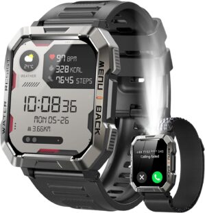 Military Smart Watch for Men (Answe...