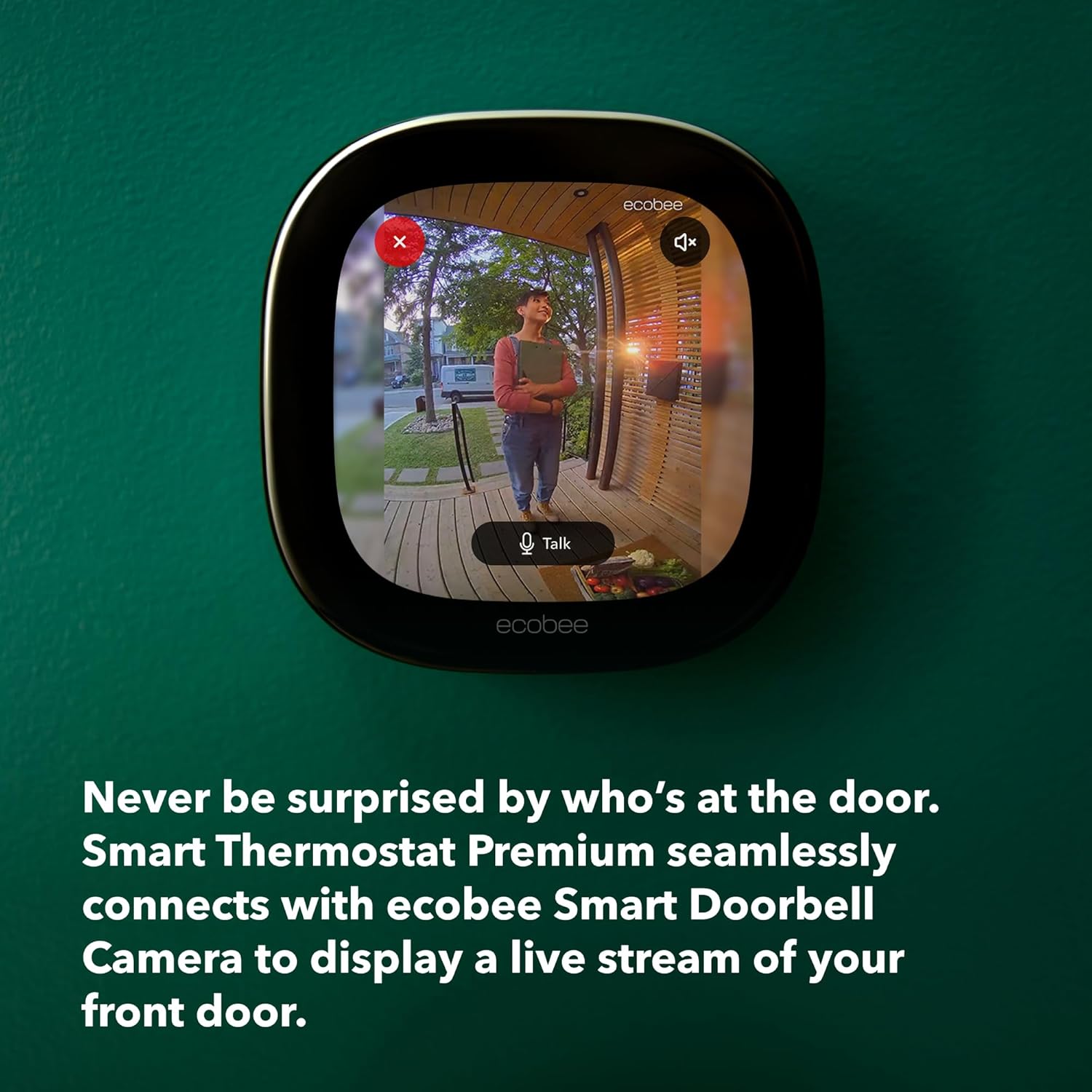 ecobee Comfort and Security Bundle, Smart Thermostat Premium & SmartSensor | Built-in Alexa and Siri, Doorbell live view, Smoke alarm detection, Radar occupancy sensor, open and close notifications - Image 6