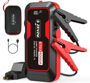 S ZEVZO ET03 Car Jump Starter 4000A...