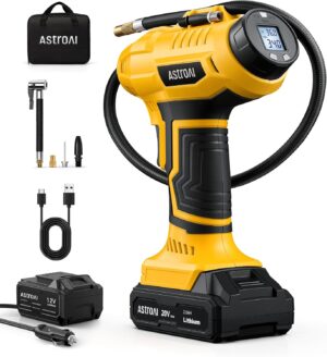 AstroAI Cordless Tire Inflator Port...
