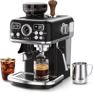 XIXUBX Espresso Machine with Grinde...