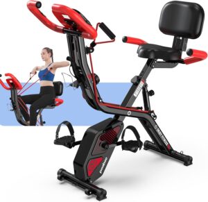 pooboo Folding Magnetic X‑Bike, U...