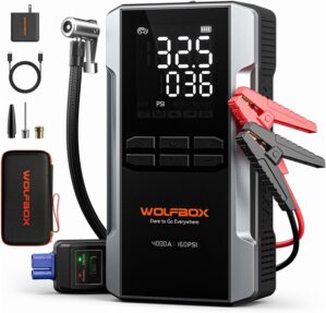 WOLFBOX 4000A Jump Starter with Air...