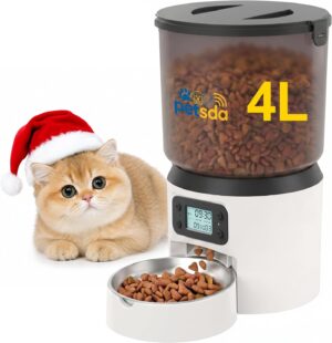 Automatic Cat Feeders, 4L Timed Cat...
