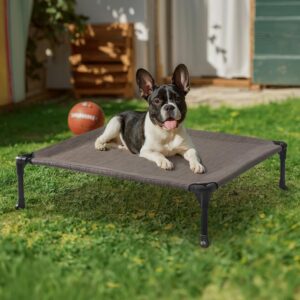 Veehoo Outdoor Elevated Dog Bed for...