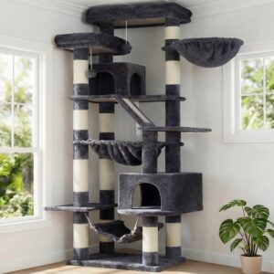 Heybly Cat Tree, 71-Inch-Tall Tower...